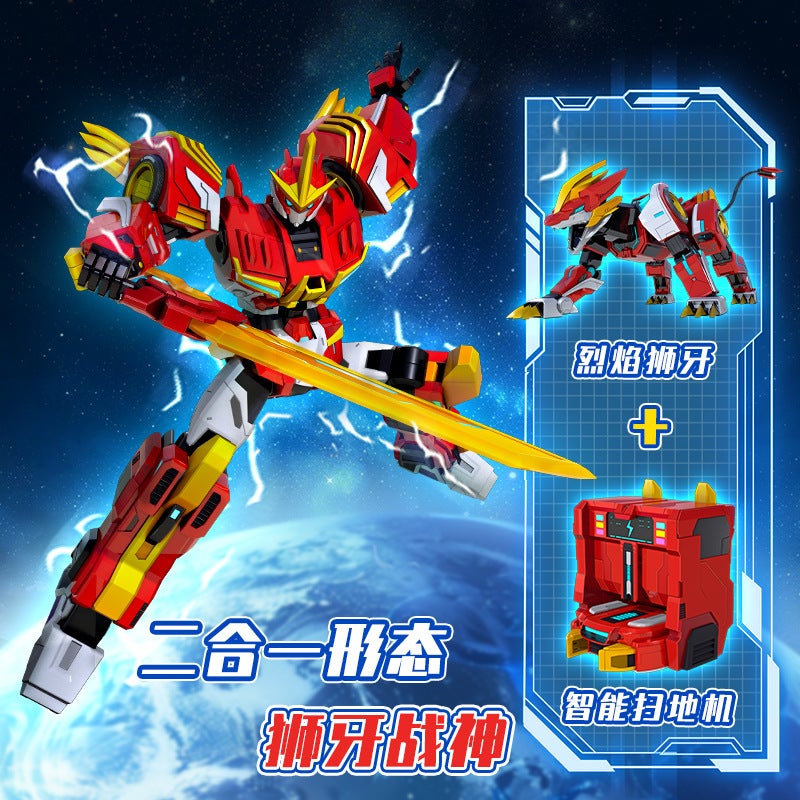 New Armored Beast Superman 3 Series Battle Super Dimension Series Children Boy Deformation Robot Toy - Image 5